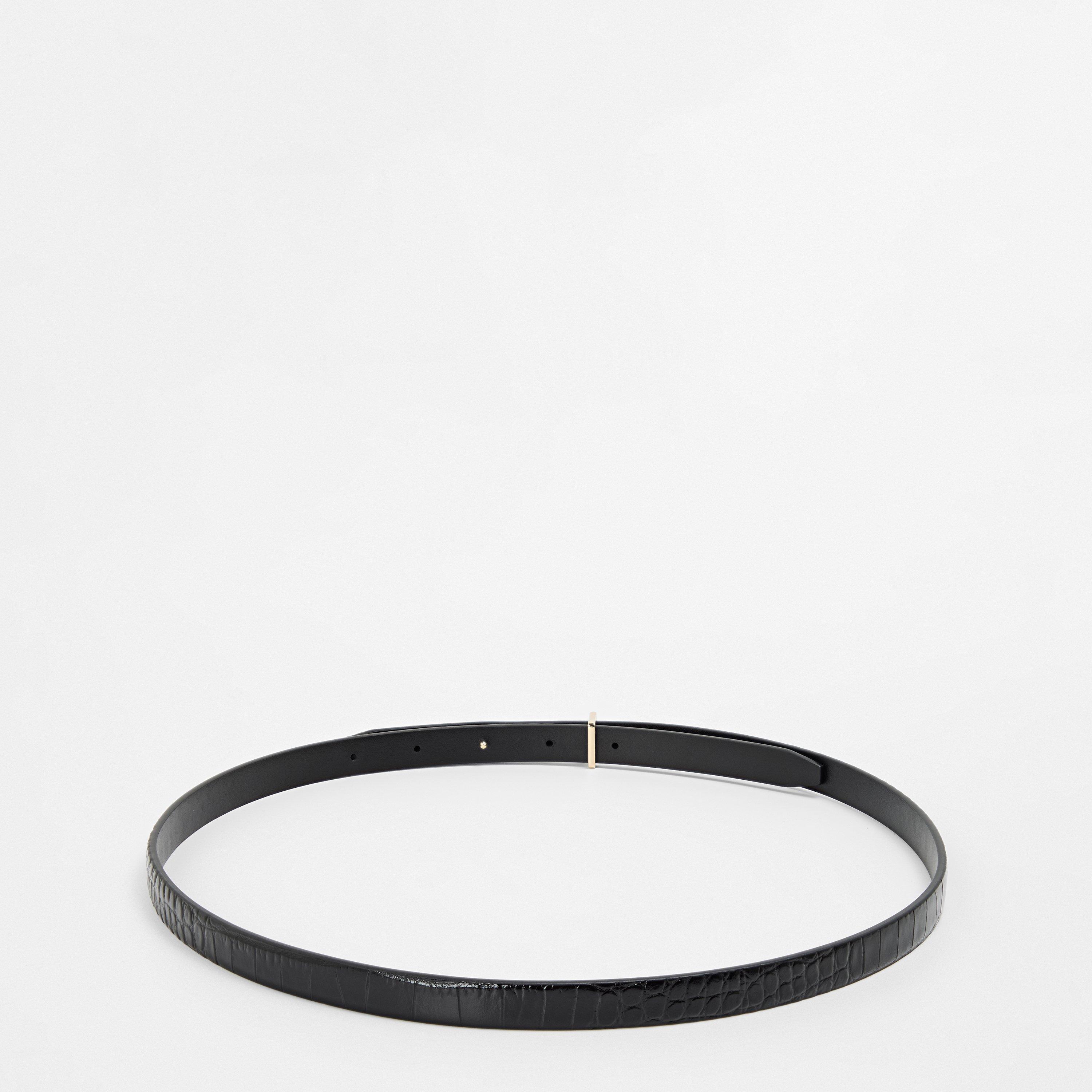 TF Stamped Leather Belt