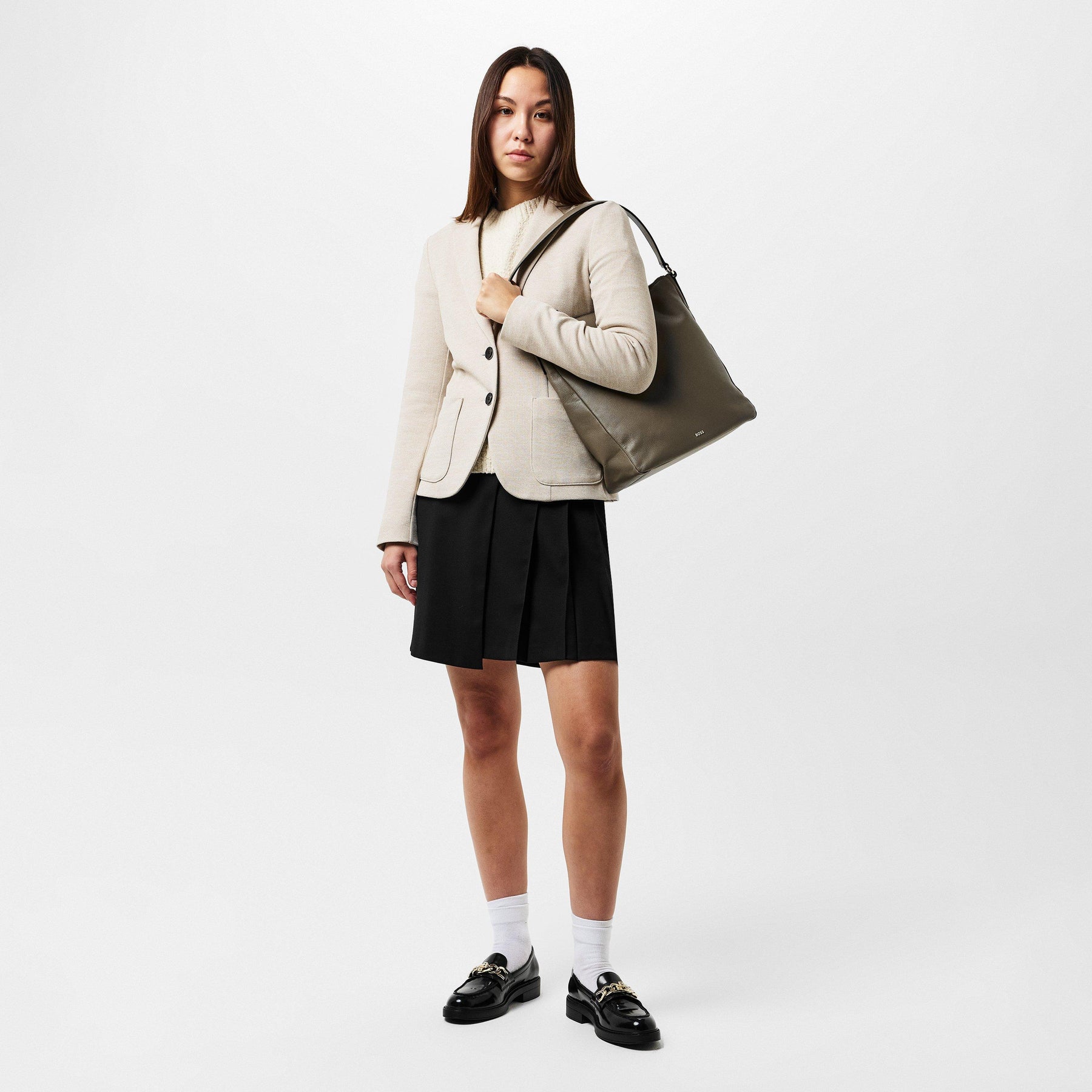 Women's Alyce Hobo Bag with Secure Zip Fastening