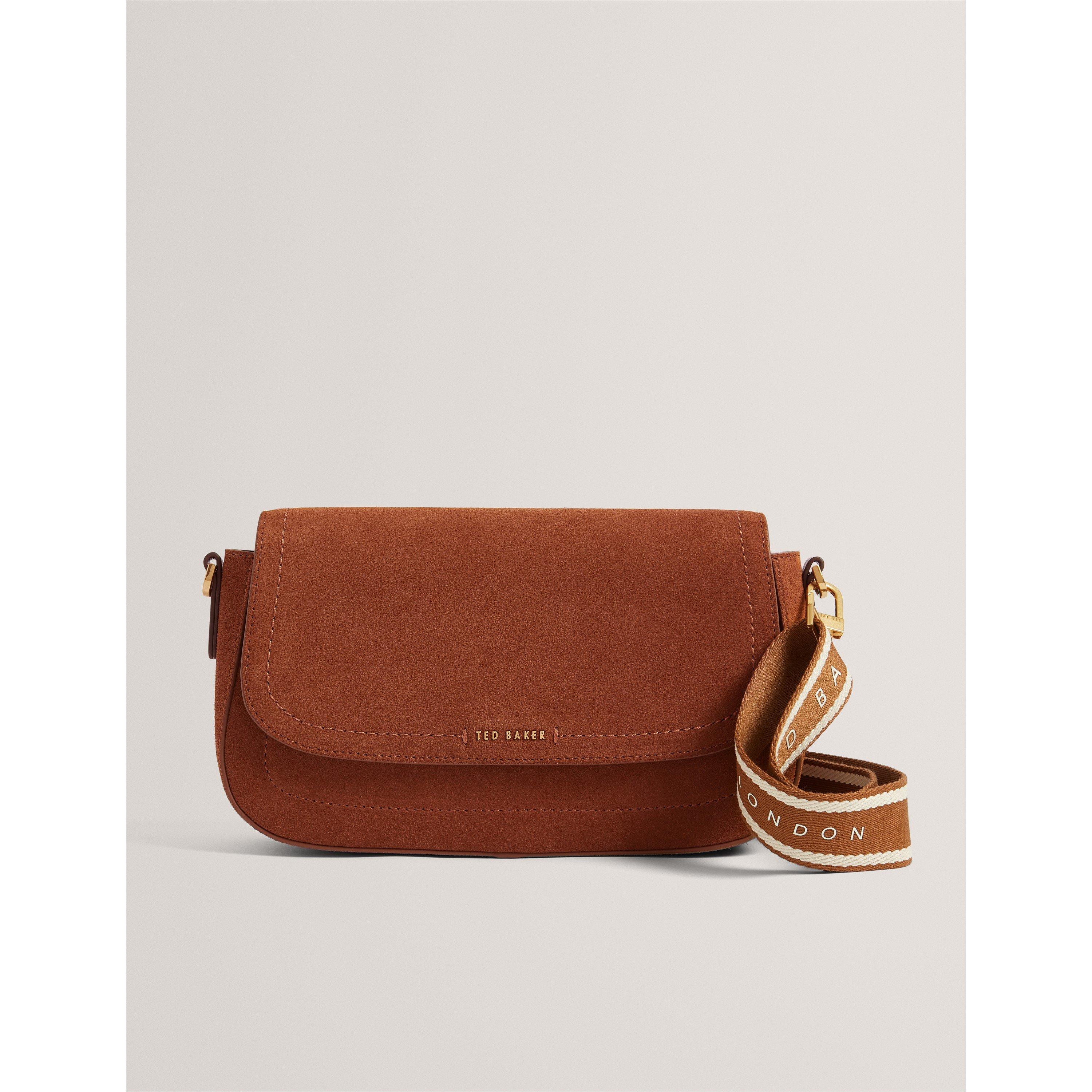 Suede Crossbody Bag