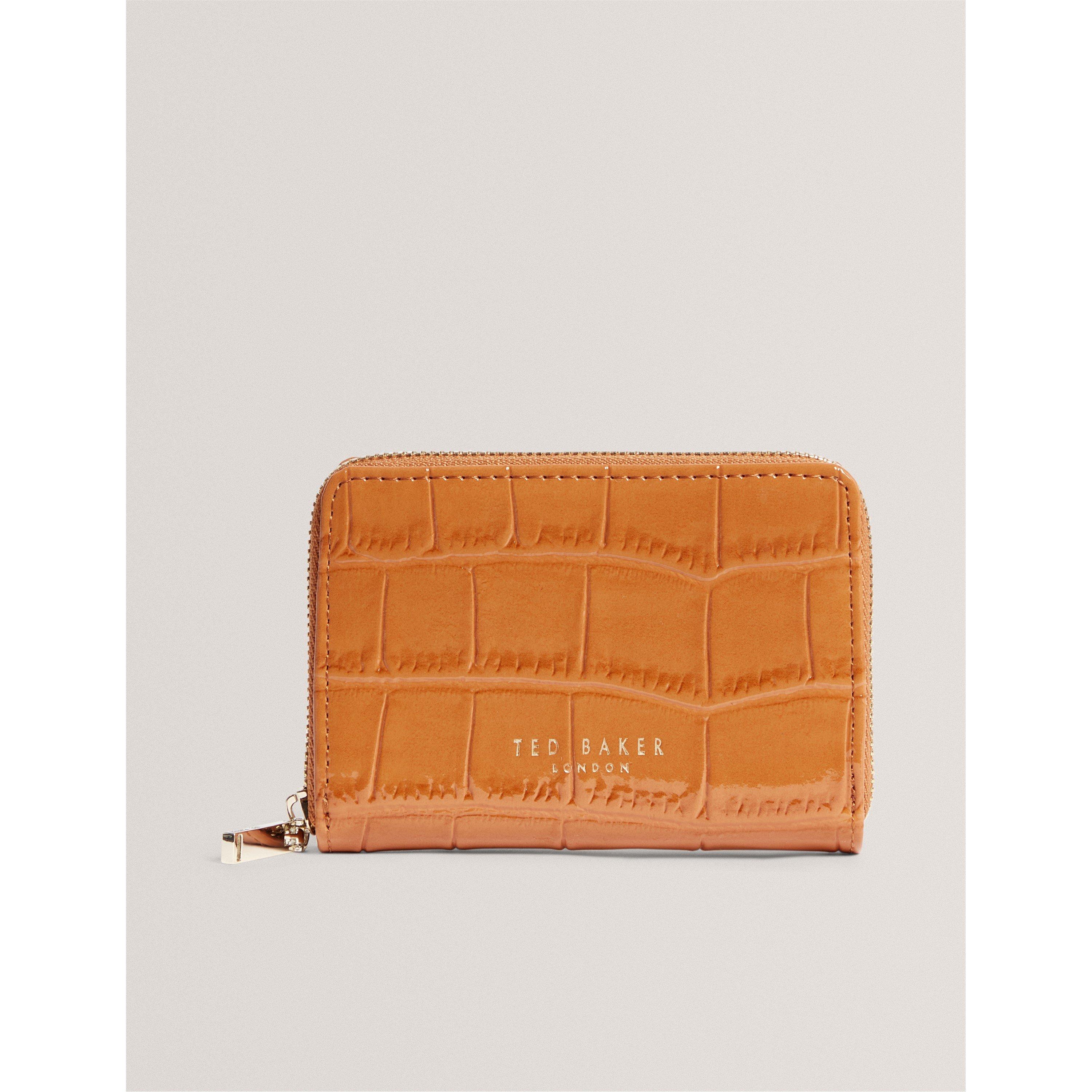 Croc Zip Around Purse
