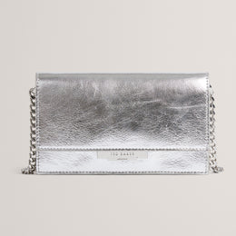 Lock Detail Purse With Chain Strap