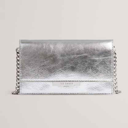 Lock Detail Purse With Chain Strap
