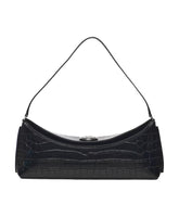 Embossed Python Leather Crossbody Bag