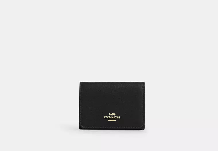 Coach Card Holder Wallet In Signature Canvas - Wallets | Shop From The Mirage