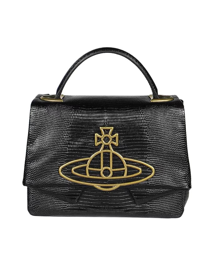 Stylish Handbag with Buttoned Flap