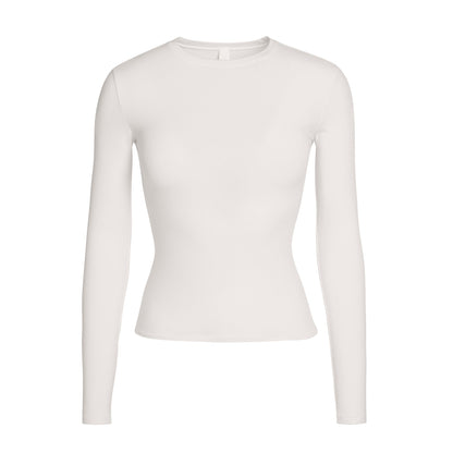 Cotton Jersey Long Sleeve T-shirt