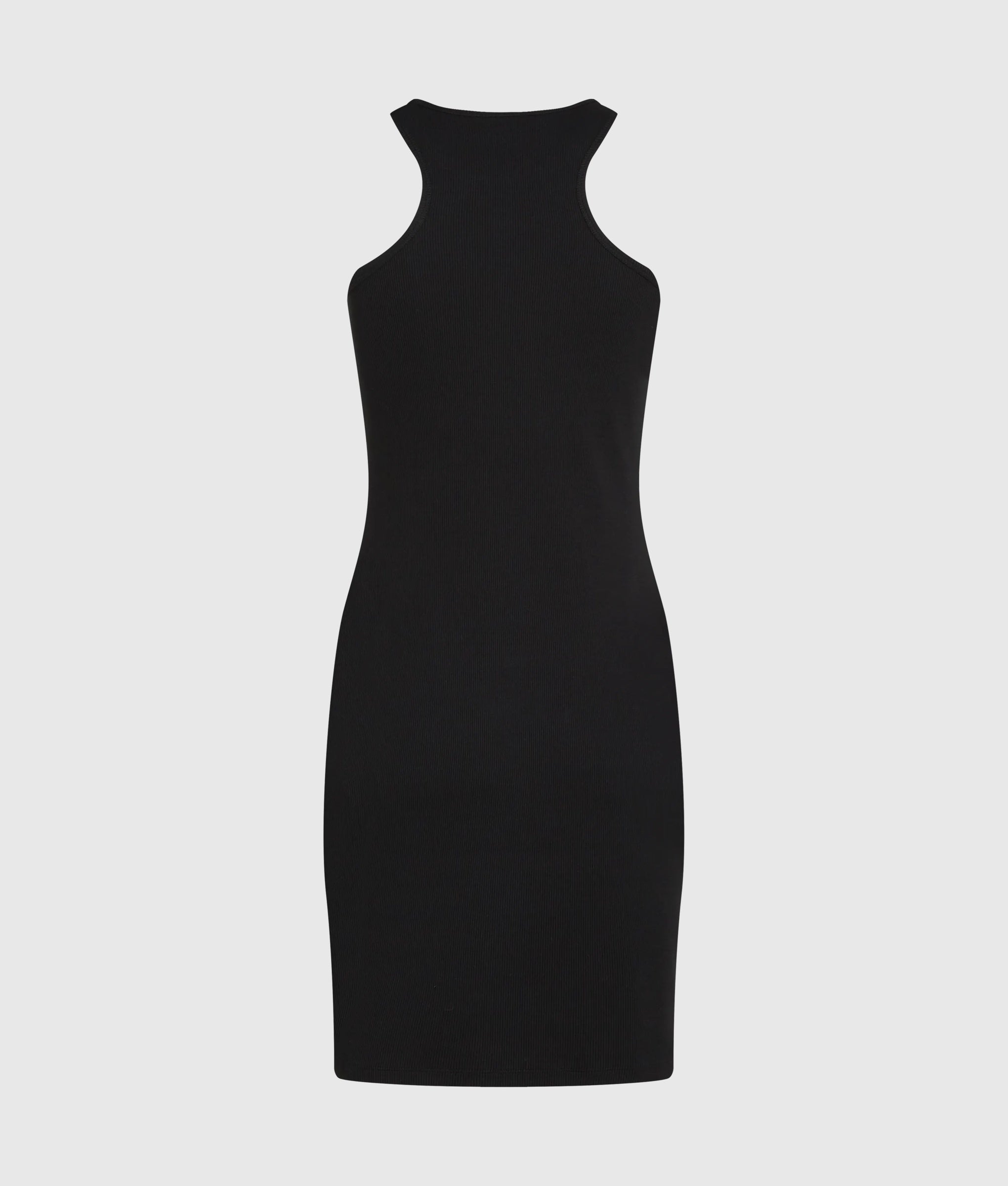 Ribbed racer dress