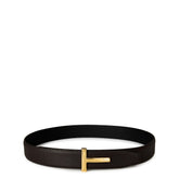 Reversable T- Logo 30mm Leather Belt