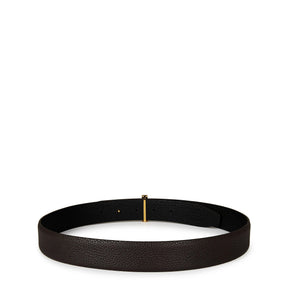 Reversable T- Logo 30mm Leather Belt