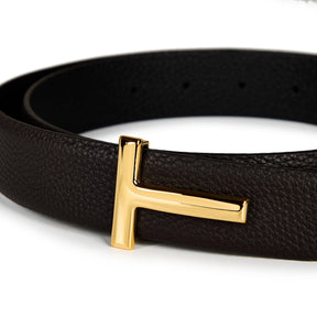 Reversable T- Logo 30mm Leather Belt