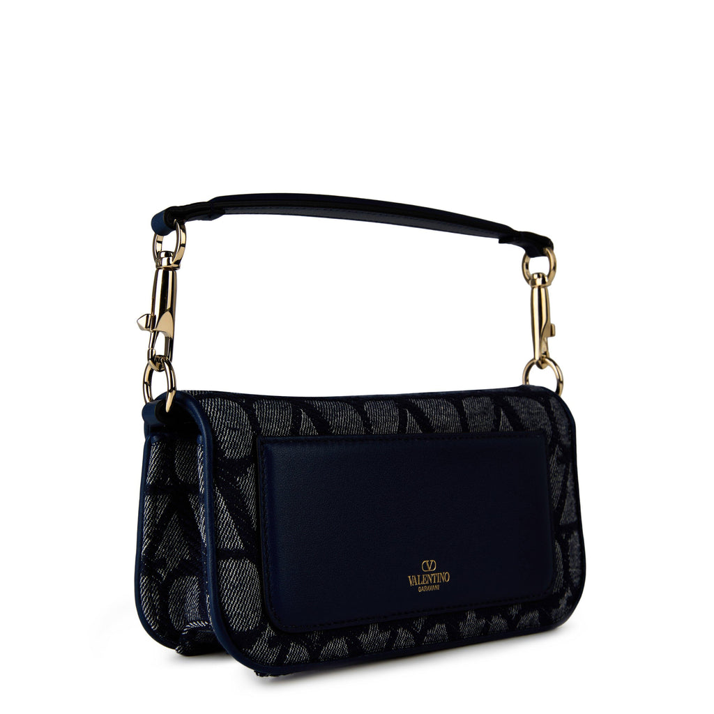 Locò Toile Iconographe Denim Crossbody Bag