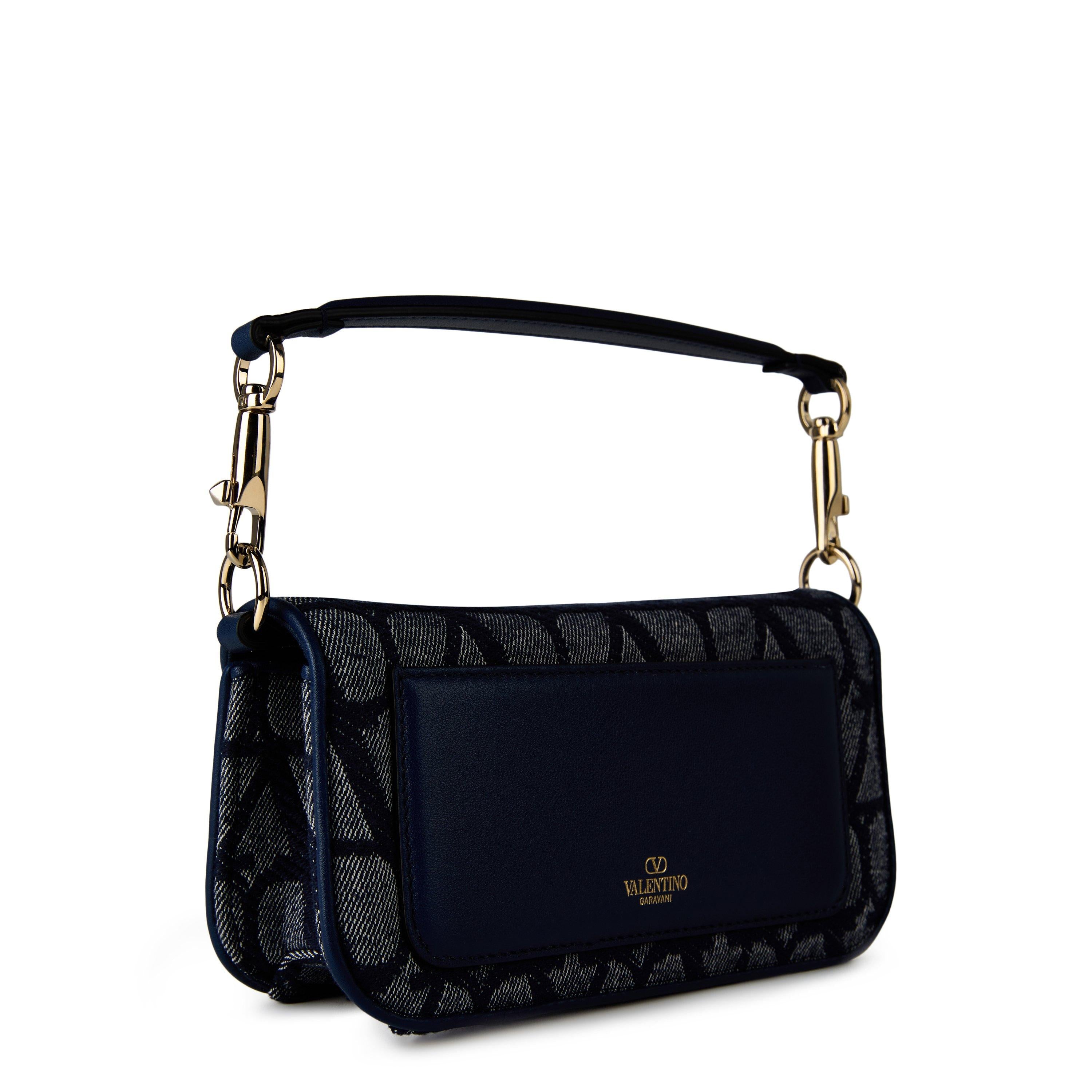 Locò Toile Iconographe Denim Crossbody Bag