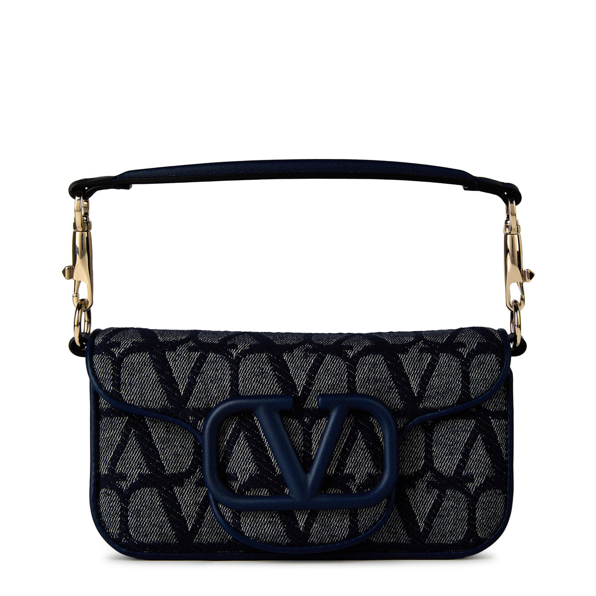 Locò Toile Iconographe Denim Crossbody Bag