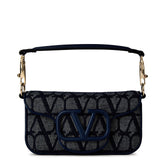 Locò Toile Iconographe Denim Crossbody Bag