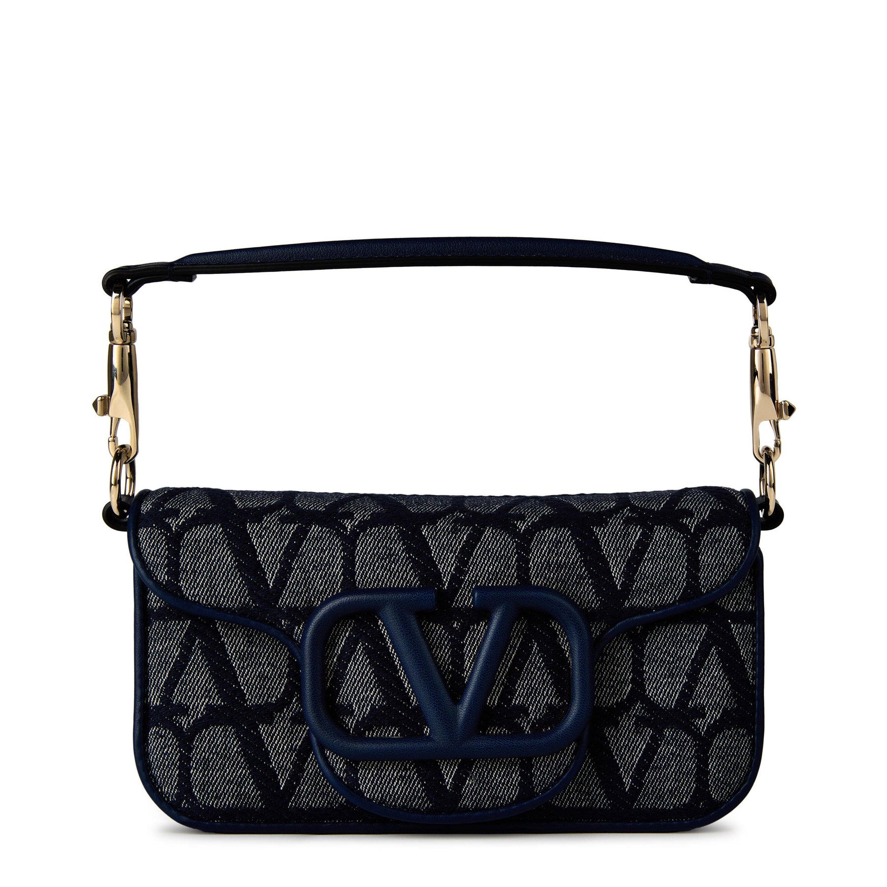 Locò Toile Iconographe Denim Crossbody Bag