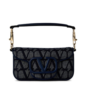 Locò Toile Iconographe Denim Crossbody Bag