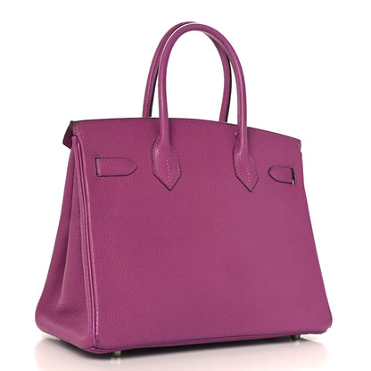 Hermes Chevre Mysore Birkin 30 Cyclamen