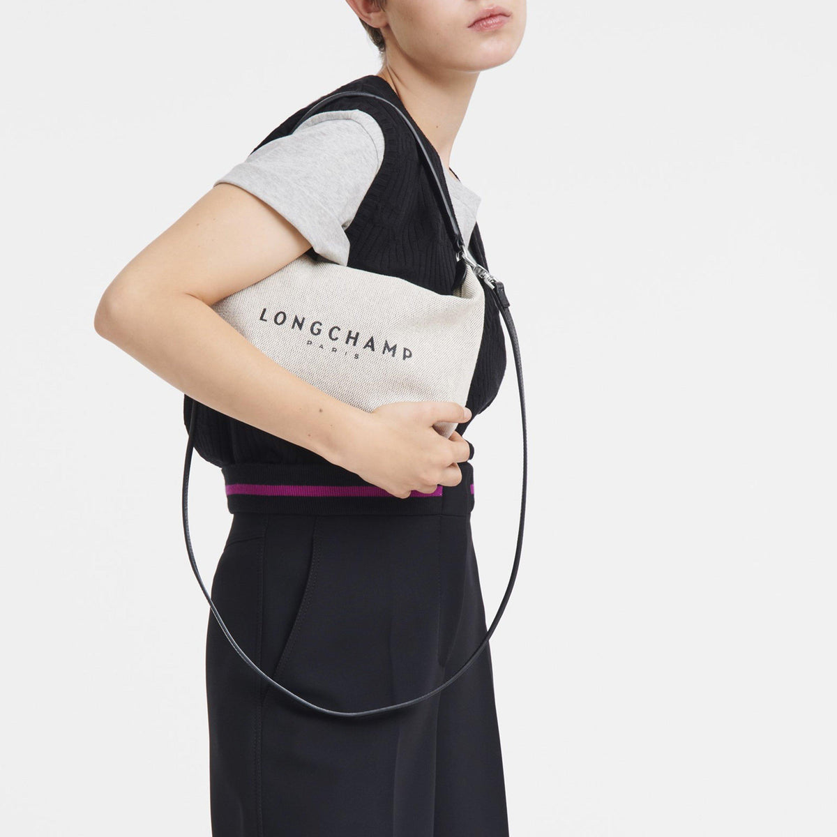 Women's Logo Canvas Essential Crossbody Bag