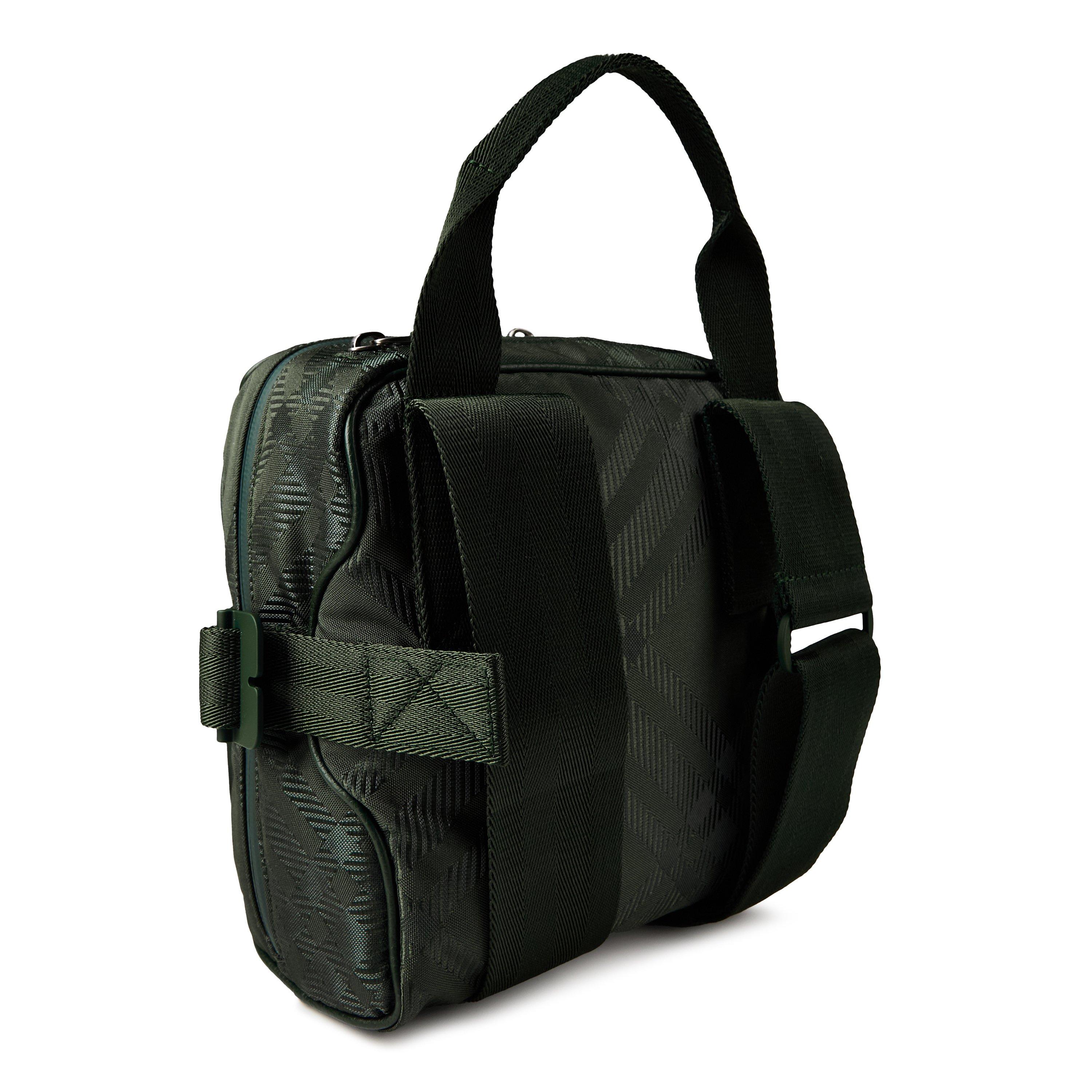 Check Jacquard Crossbody Bag