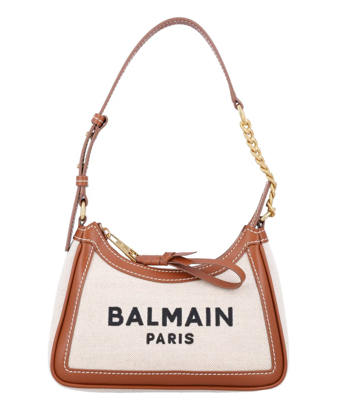 Canvas Shoulder Bag Natural/Brown