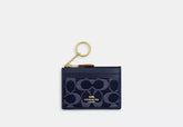 Coach Mini Skinny Id Case In Signature Denim - Wallets | Shop From The Mirage