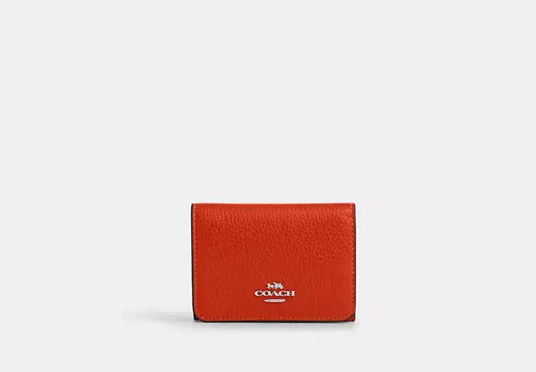 Coach Card Holder Wallet In Signature Canvas - Wallets | Shop From The Mirage