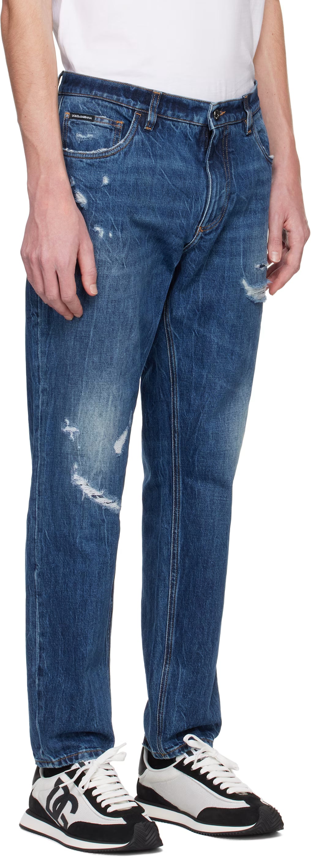 Dolce&Gabbana Blue Loose Jeans