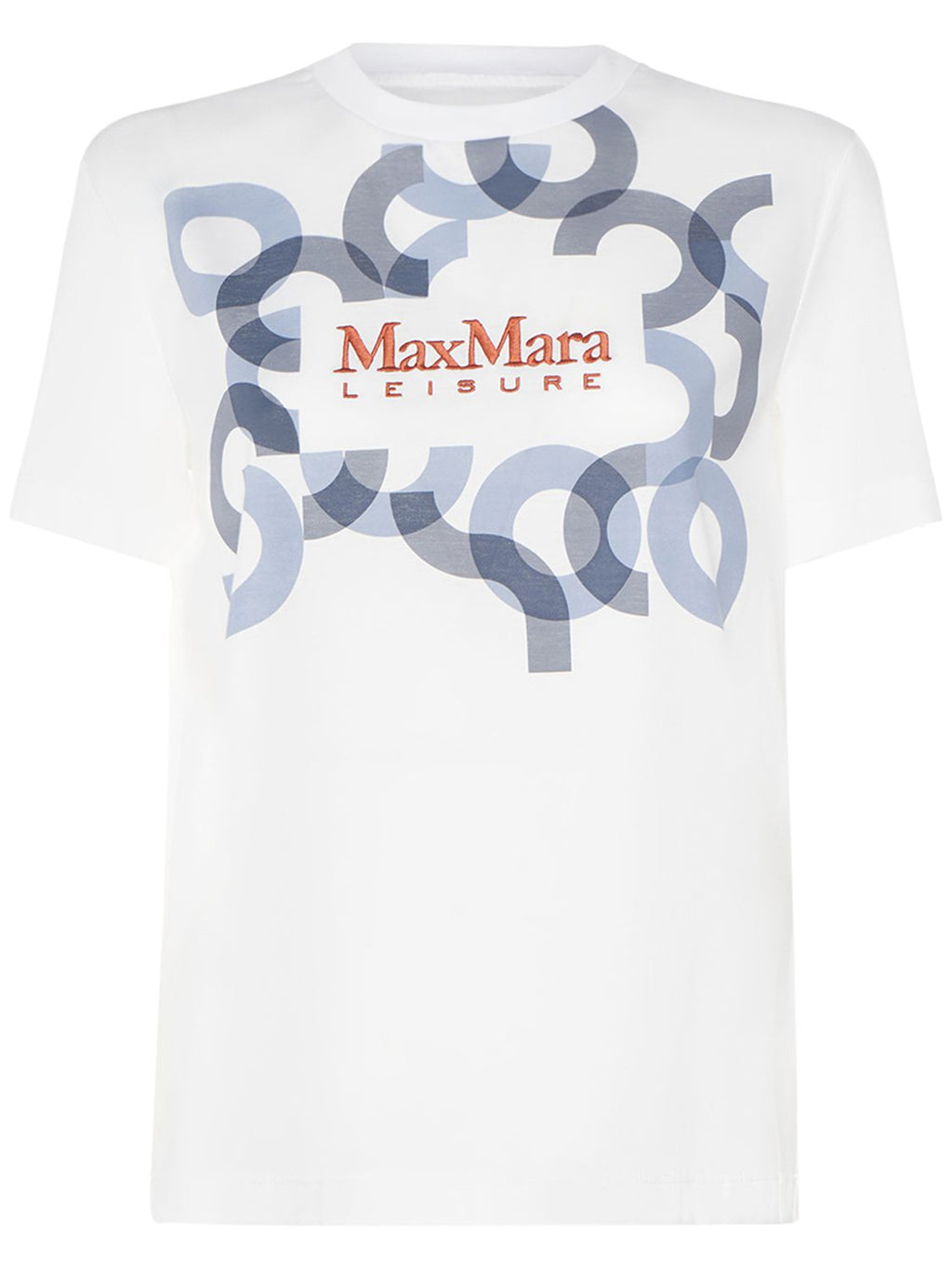 Max Mara Max Mara Obliqua printed & embroidered t-shirt - Size: XS T-Shirts | Shop From The Mirage