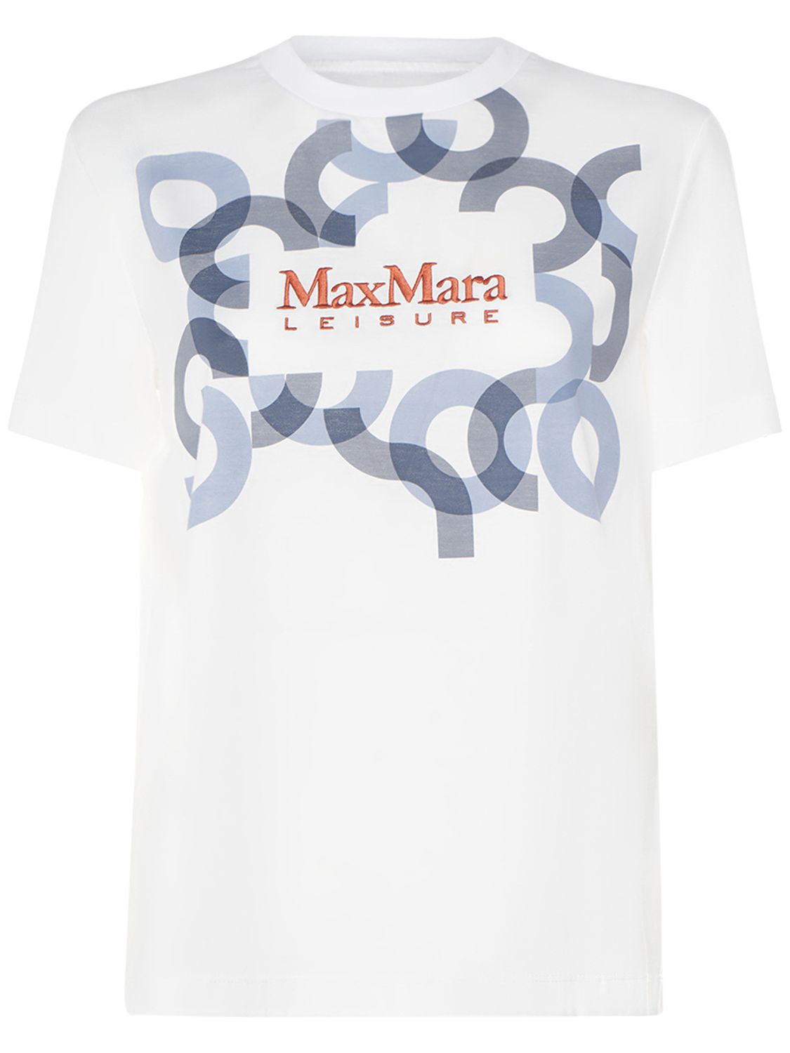 Max Mara Obliqua printed & embroidered t-shirt