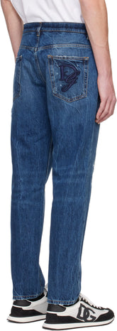 Dolce&Gabbana Blue Loose Jeans