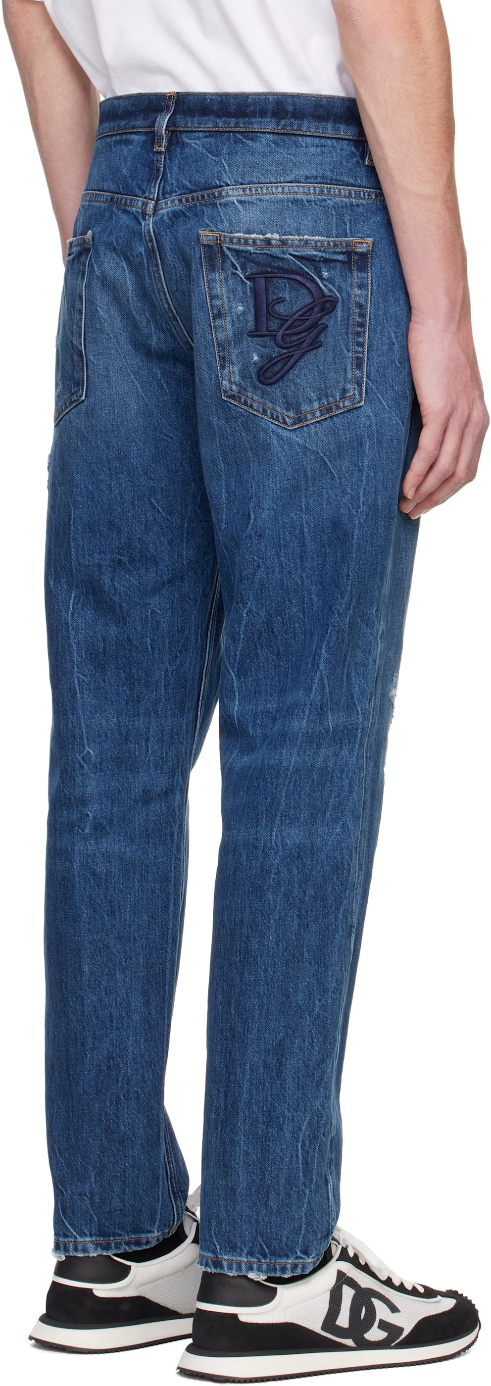 Dolce&Gabbana Blue Loose Jeans