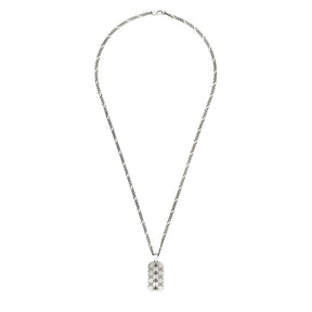 Engraved Gucci Signature Pendant Necklace