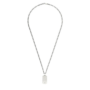 Engraved Gucci Signature Pendant Necklace