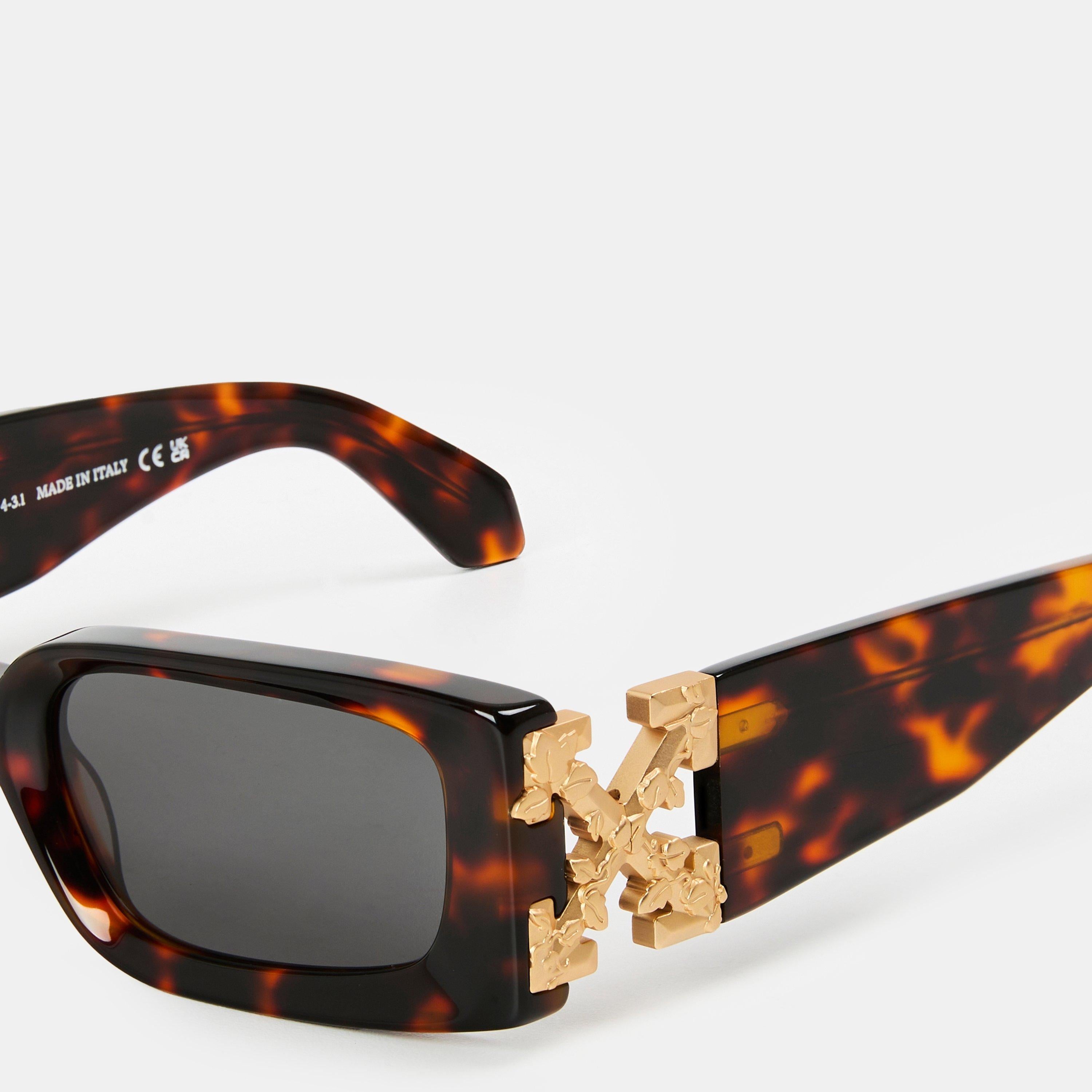 Roma Acetate Full Rim Rectangle Sunglasses