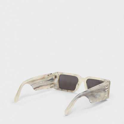 Milano Acetate Full Rim Rectangle Sunglasses