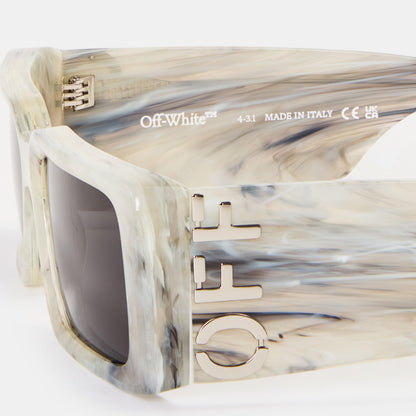 Milano Acetate Full Rim Rectangle Sunglasses