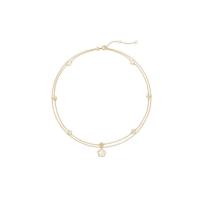 Flower Pendant Chain Necklaces