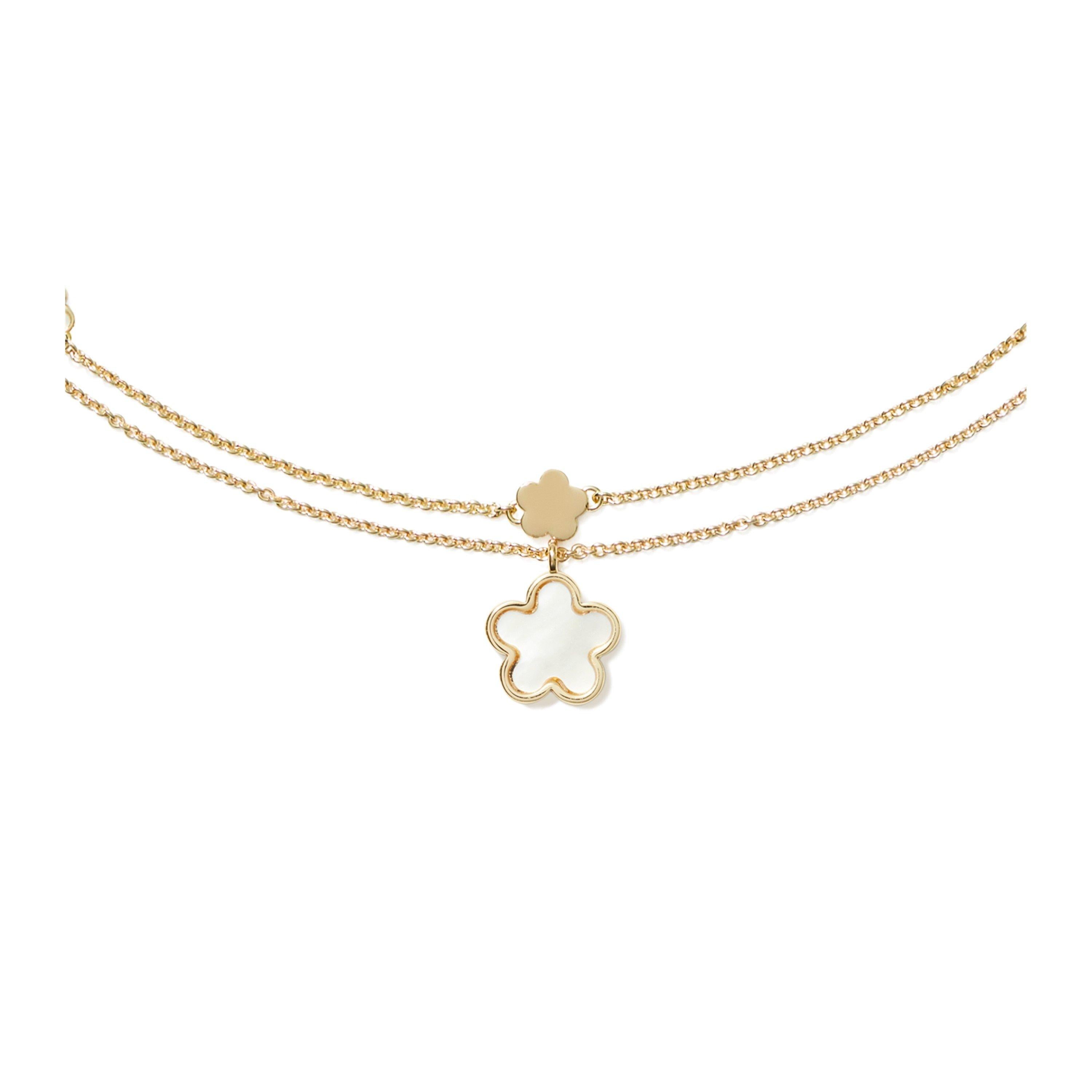 Flower Pendant Chain Necklaces