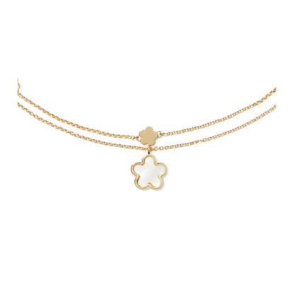 Flower Pendant Chain Necklaces