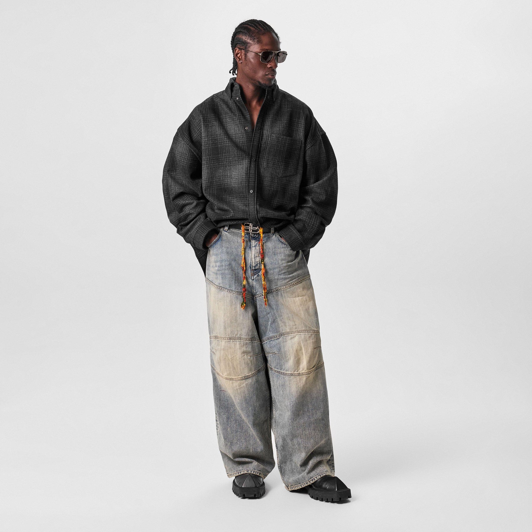 Rectangle Sunglasses Bb0418sk-002