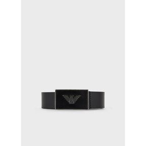 Men's Plate Leather Belt