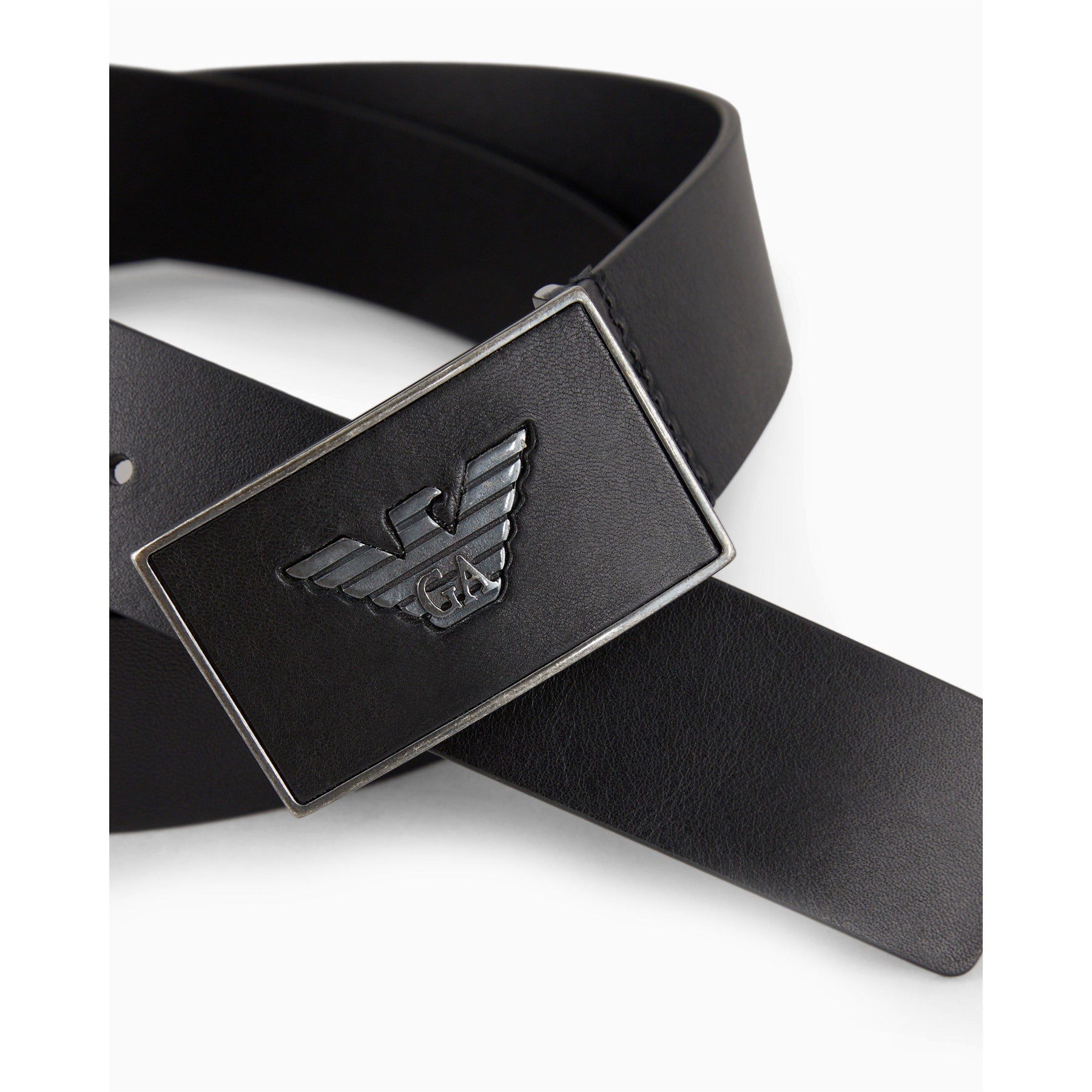 Men's Plate Leather Belt