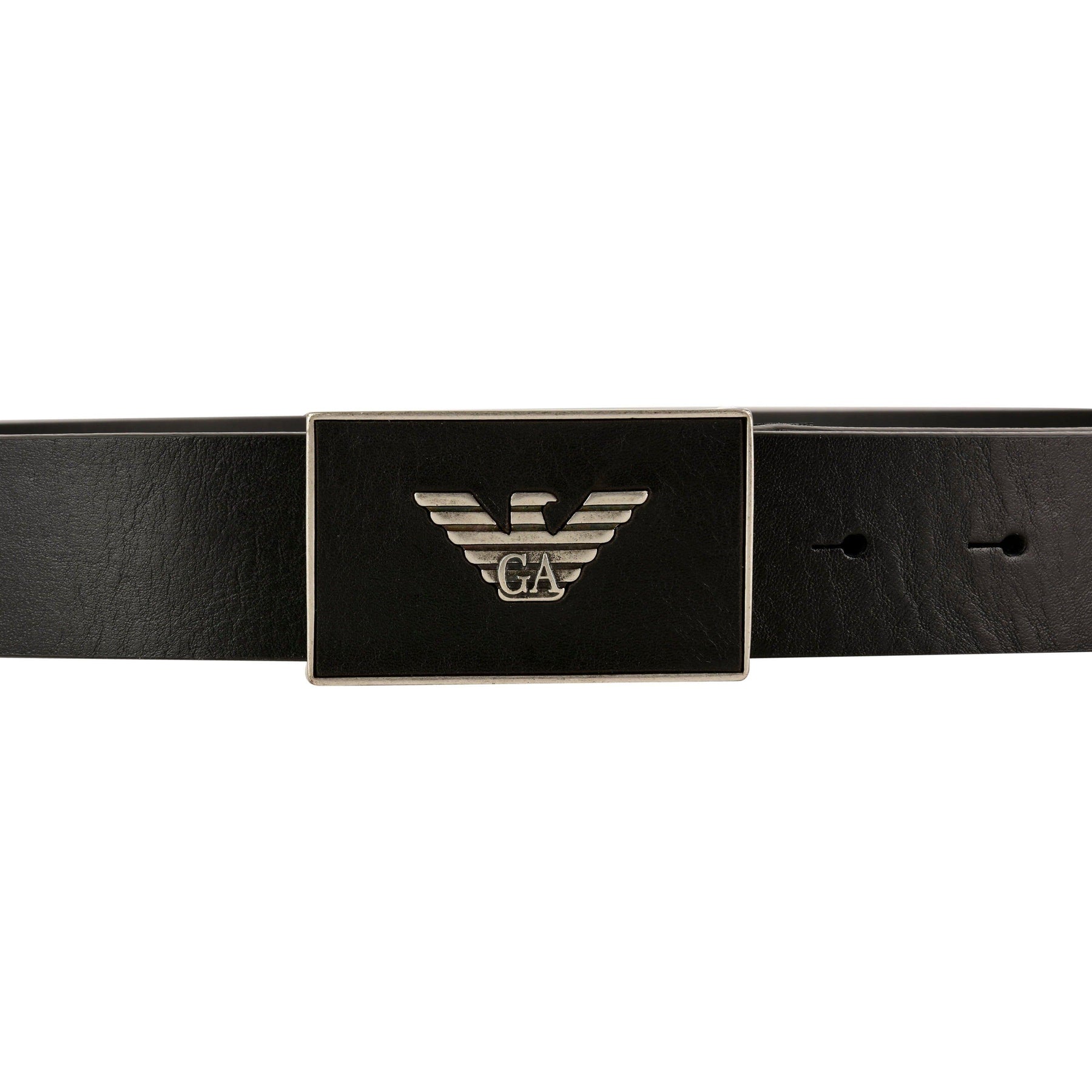 Men's Plate Leather Belt