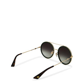Women's Stripe Round Pilot Sunglasses