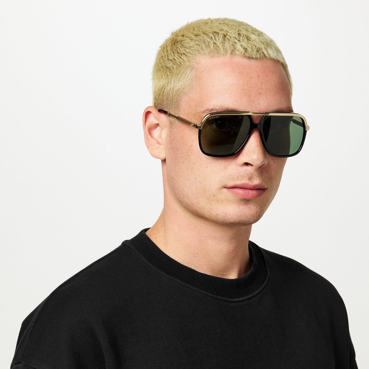 Men's Oversized Aviator Sunglasses