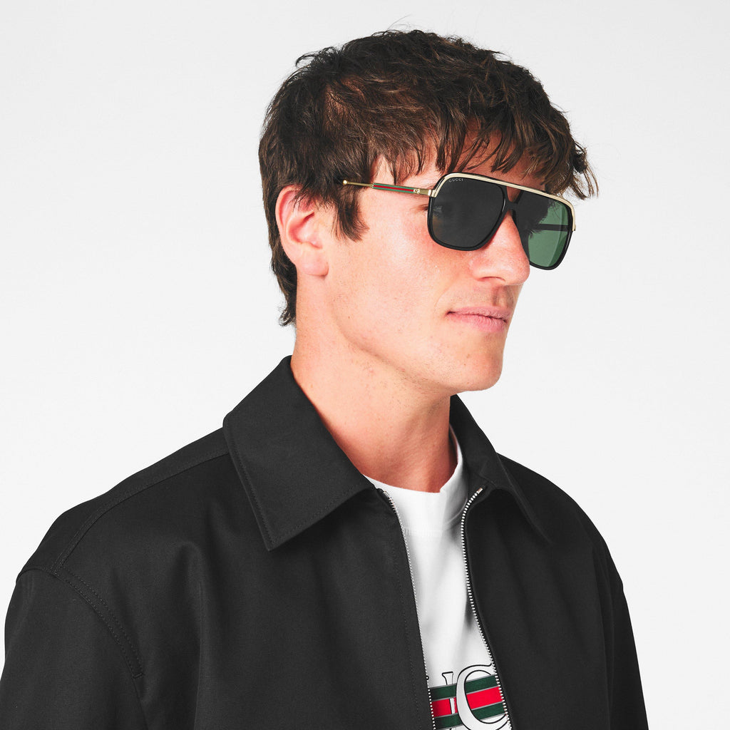 Men's Oversized Aviator Sunglasses