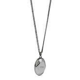 Engraved Stone Necklace