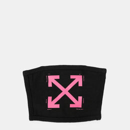 Diagonal Stripe Adjustable Face Mask