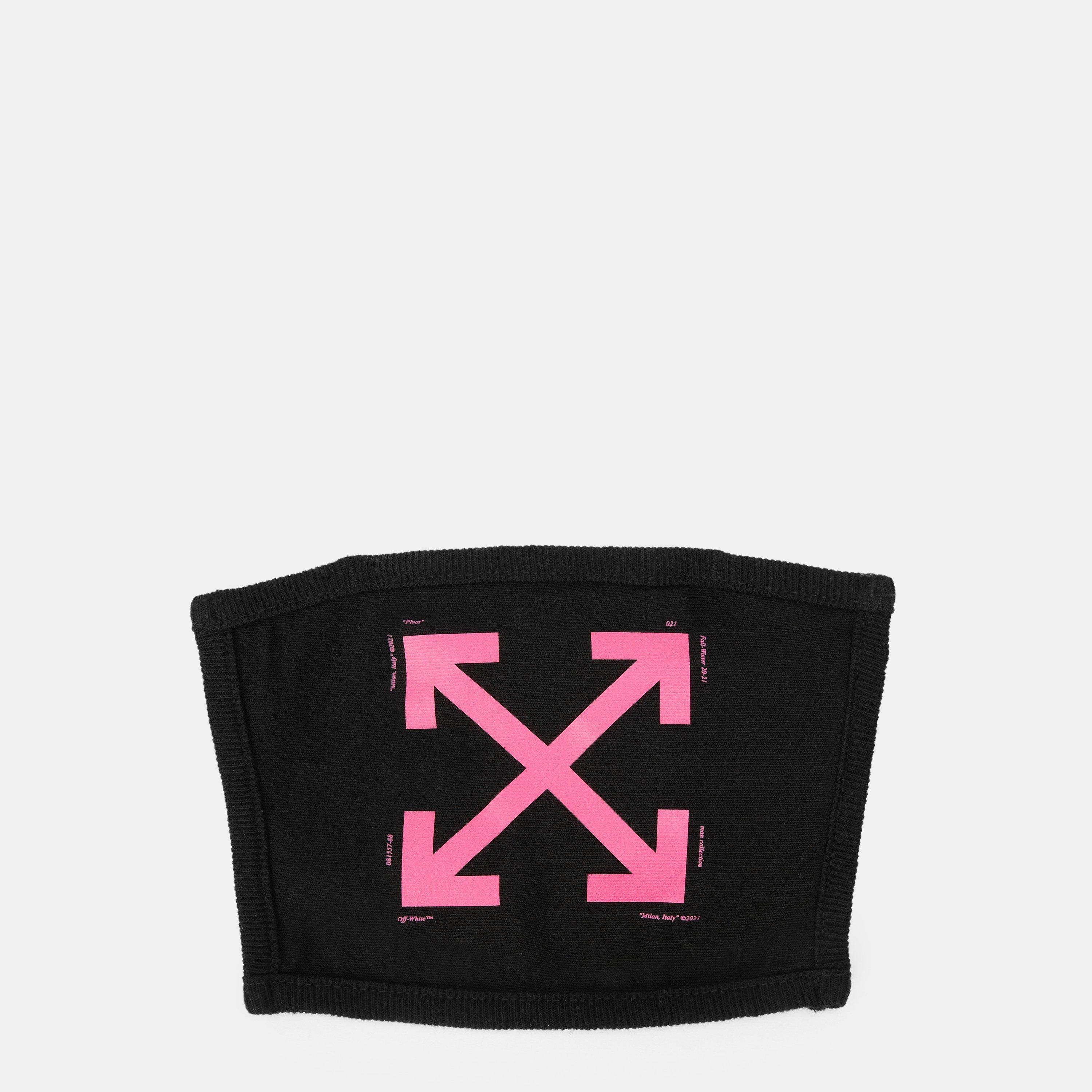 Diagonal Stripe Adjustable Face Mask