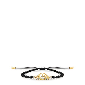 Seal-Plaque Braided Bracelet